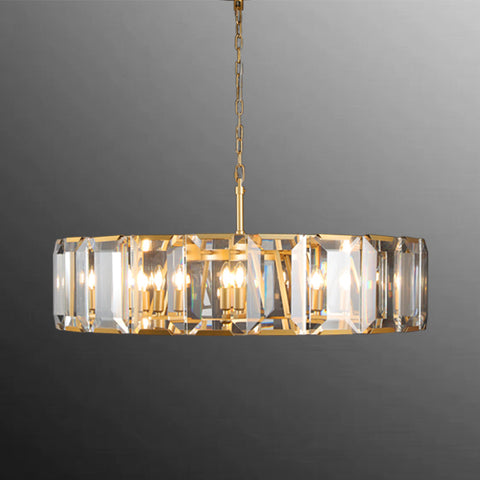 Harlow Crystal Round Chandelier 60" 43" 31" 19"