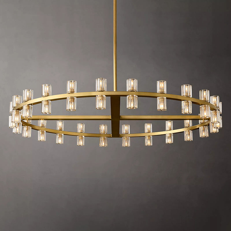 Arcachon Crystal Round Chandelier 48"