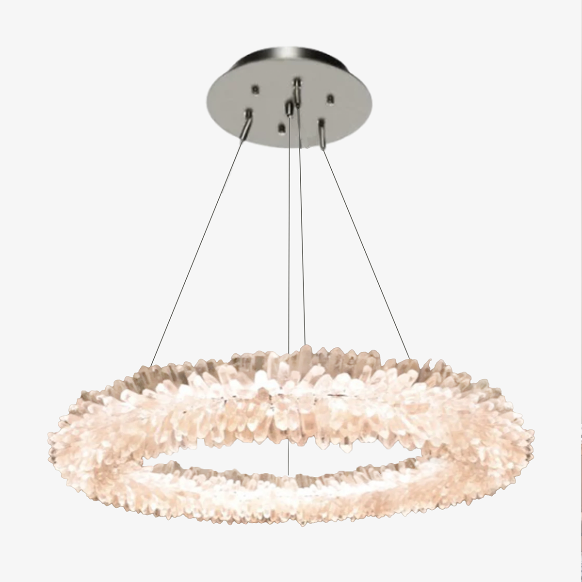 ROXI Quartz Crystal Chandelier 24" 36'' 48"