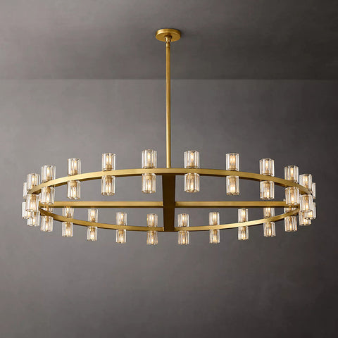 Arcachon Crystal Round Chandelier 48"