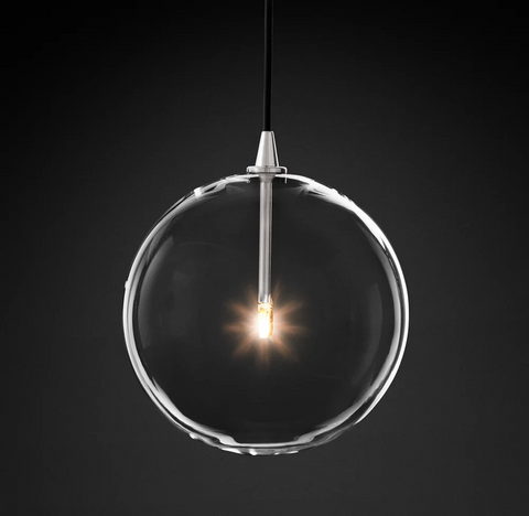 Modern Glass Globe Pendant