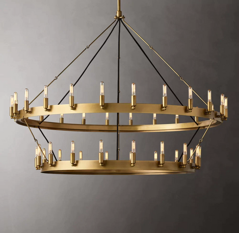 Camino Vintage Filament 2-tier Chandelier