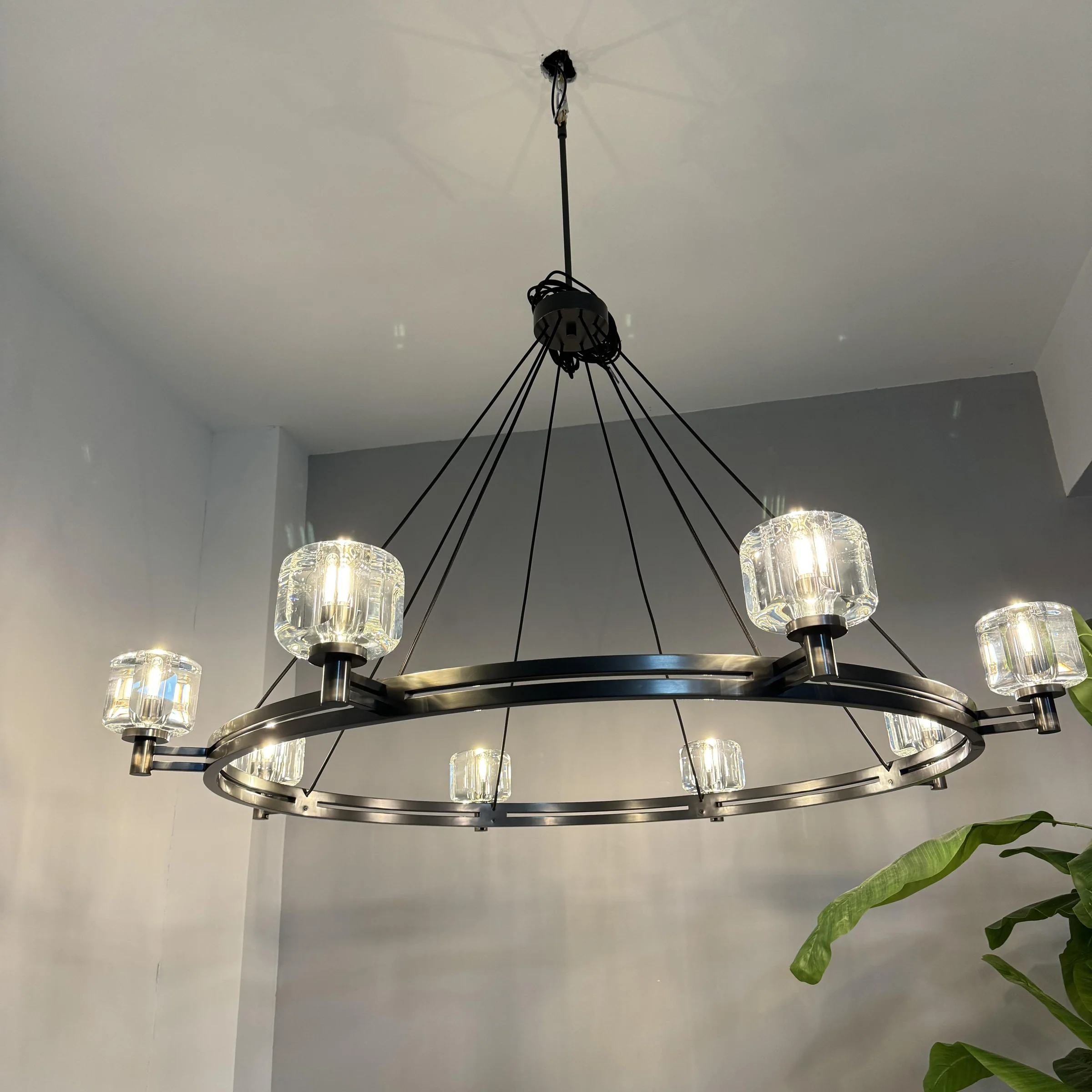 Demaret Round Chandelier 48" for Living Room, Bedroom, Dining Table