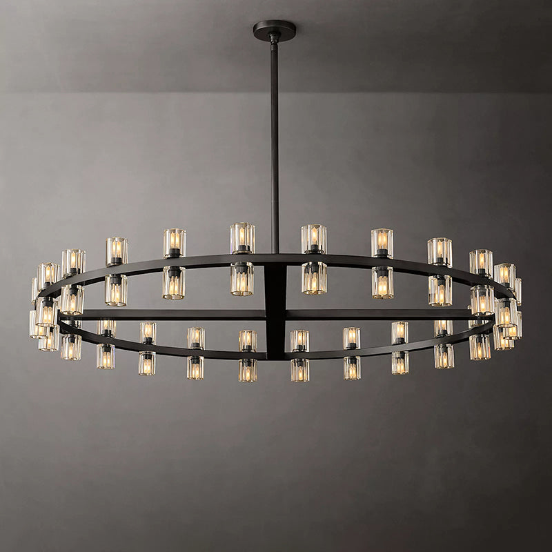 Arcachon Crystal Round Chandelier 48"