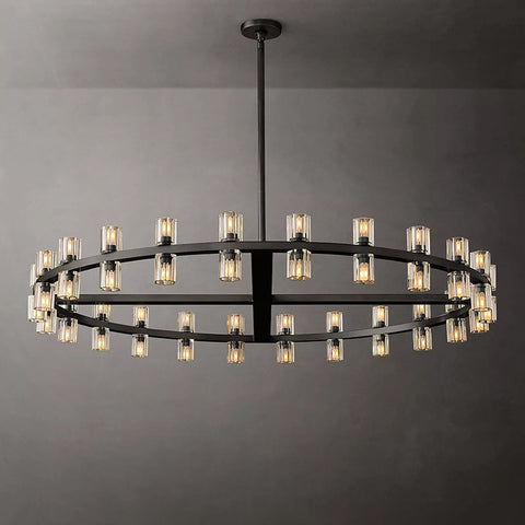 Arcachon Crystal Round Chandelier 48"