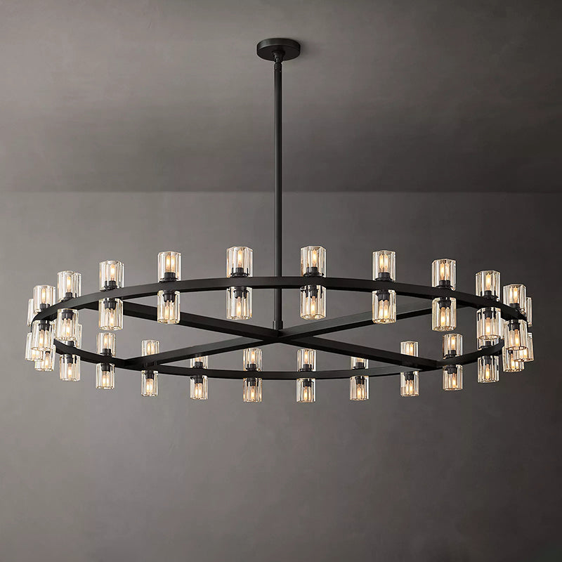 Arcachon Crystal Round Chandelier 48"