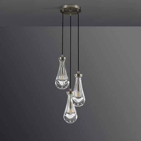 Modern Luxury Raindrop Round Chandelier,Raindrop Pendant Chandelier 5" 8" 14" 18" 36" 47" 60"