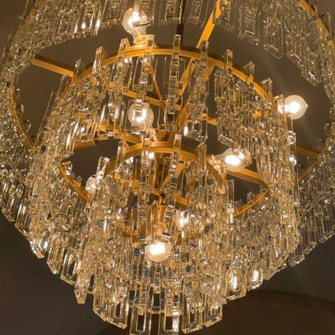 Marigna Five-Tier Round Chandelier 60"