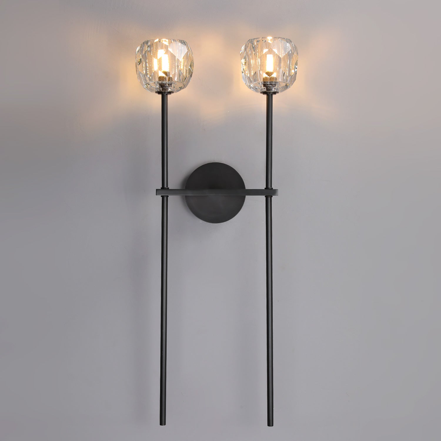 Boule Glass Double Wall Lamp (long)