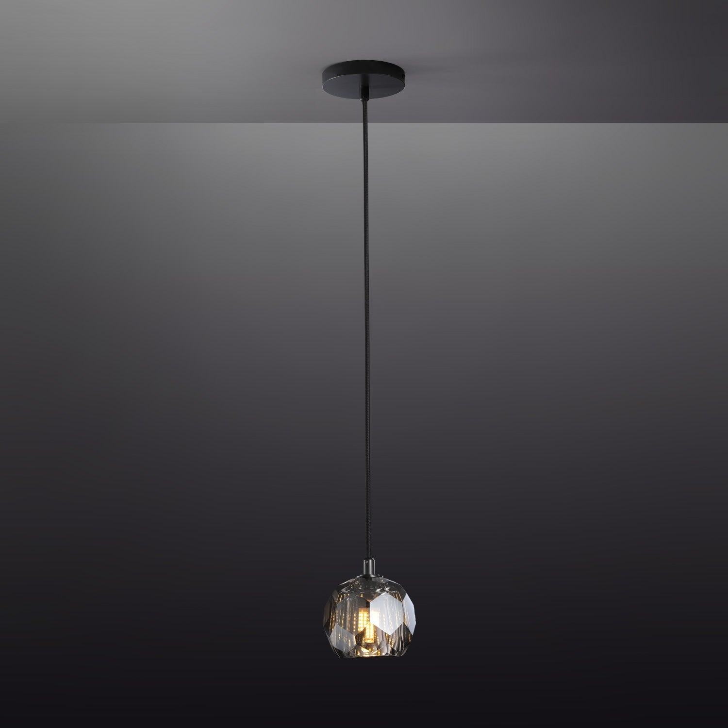 Boule Modern Crystal Kitchen Island Pendant Light(Cord)