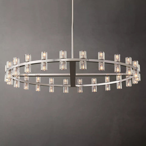 Arcachon Crystal Round Chandelier 48"