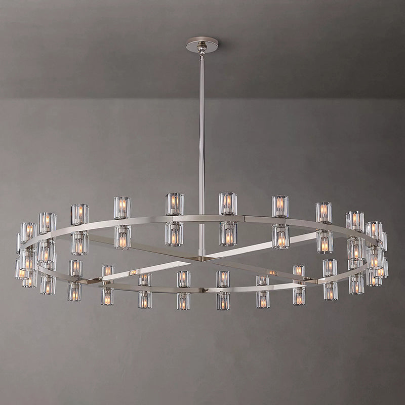 Arcachon Crystal Round Chandelier 48"