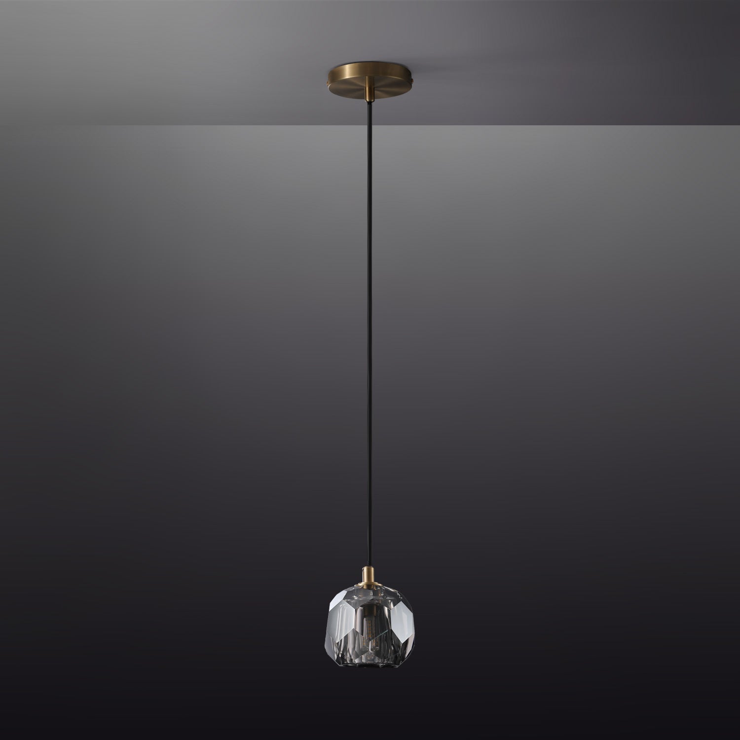 Boule Modern Crystal Kitchen Island Pendant Light(Cord)