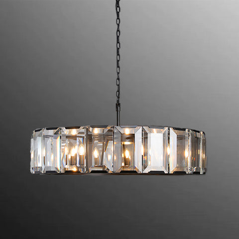 Harlow Crystal Round Chandelier 60" 43" 31" 19"