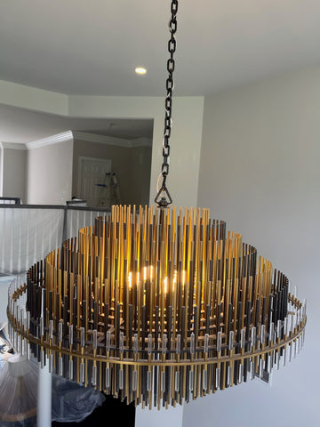 Emily Metal Chandelier For Living Room Dinning Room Bedroom