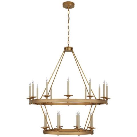 Alijah Two Tiered Chandelier 43'' 53'' 63''D