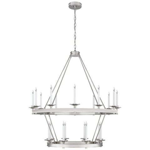 Alijah Two Tiered Chandelier 43'' 53'' 63''D