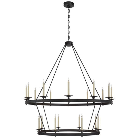 Alijah Two Tiered Chandelier 43'' 53'' 63''D