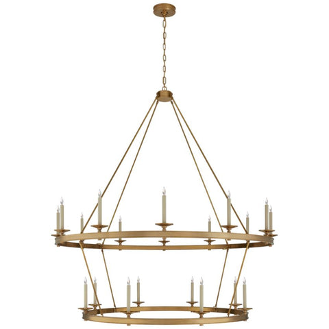 Alijah Two Tiered Chandelier 43'' 53'' 63''D