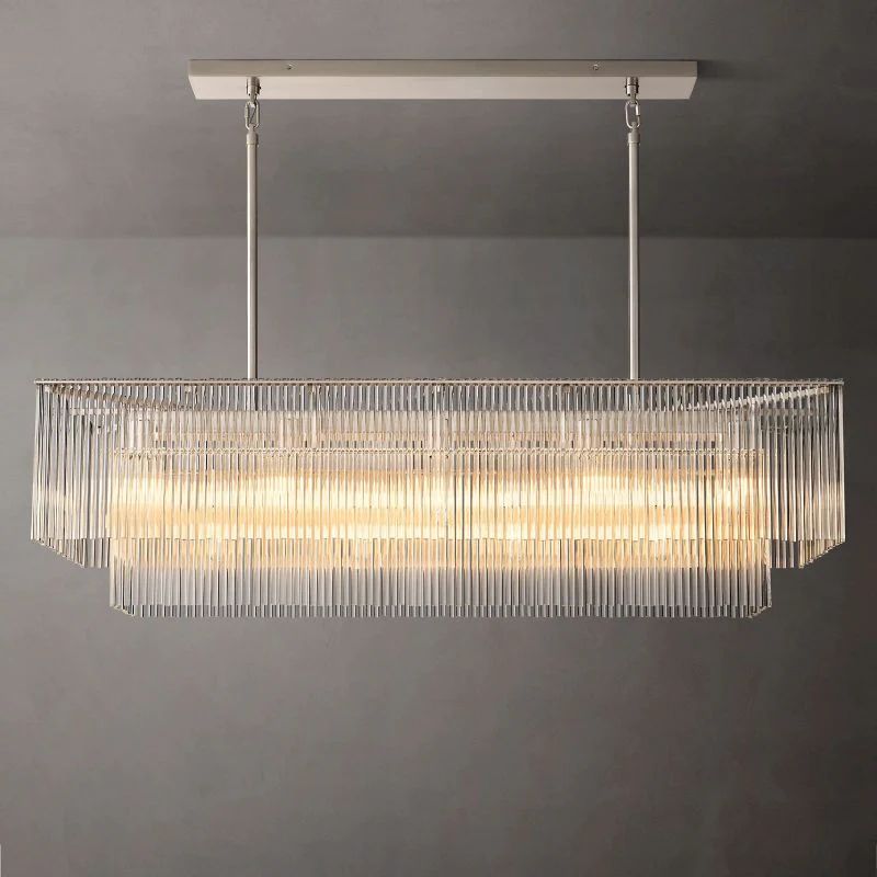 Amadeo Rectangular Chandelier 54"