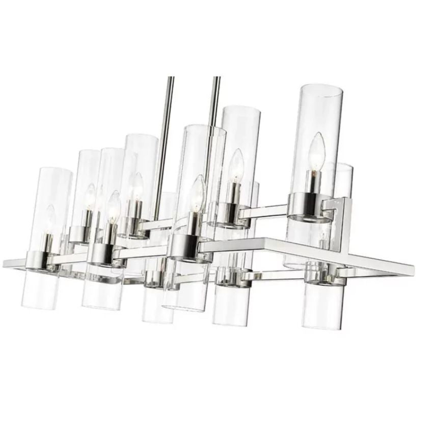 Brio Rectangular Chandelier 43"