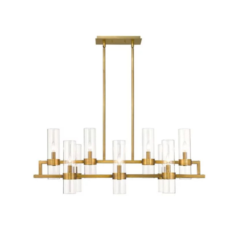 Brio Rectangular Chandelier 43"