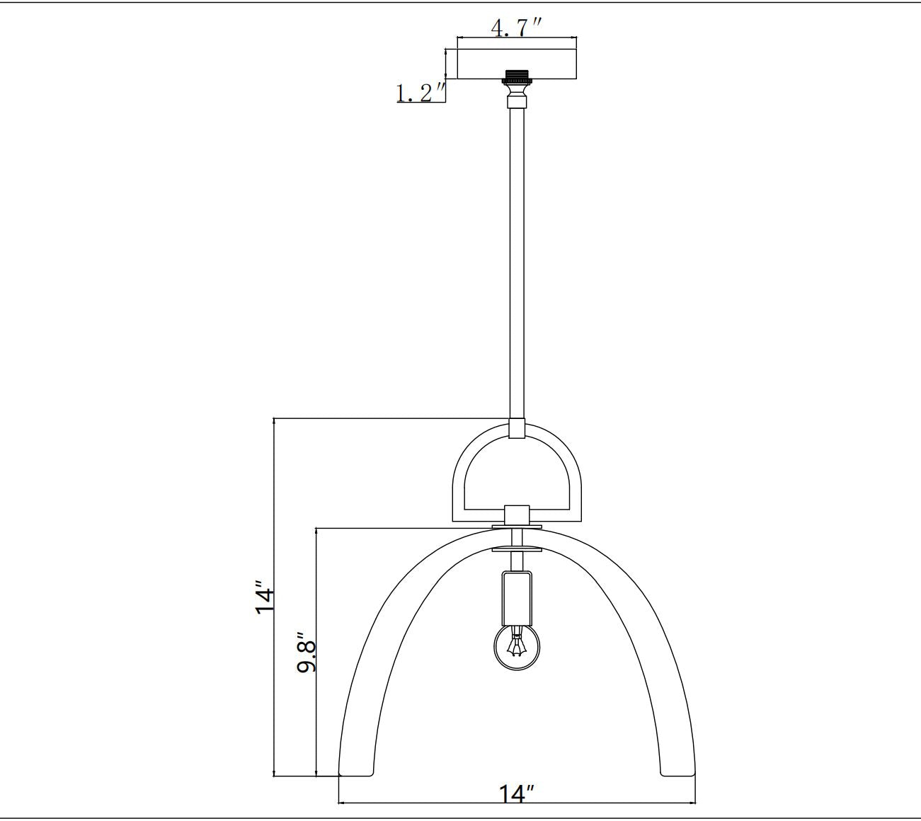 Modern Hemisphere Pendant,Kitchen Pendant Light