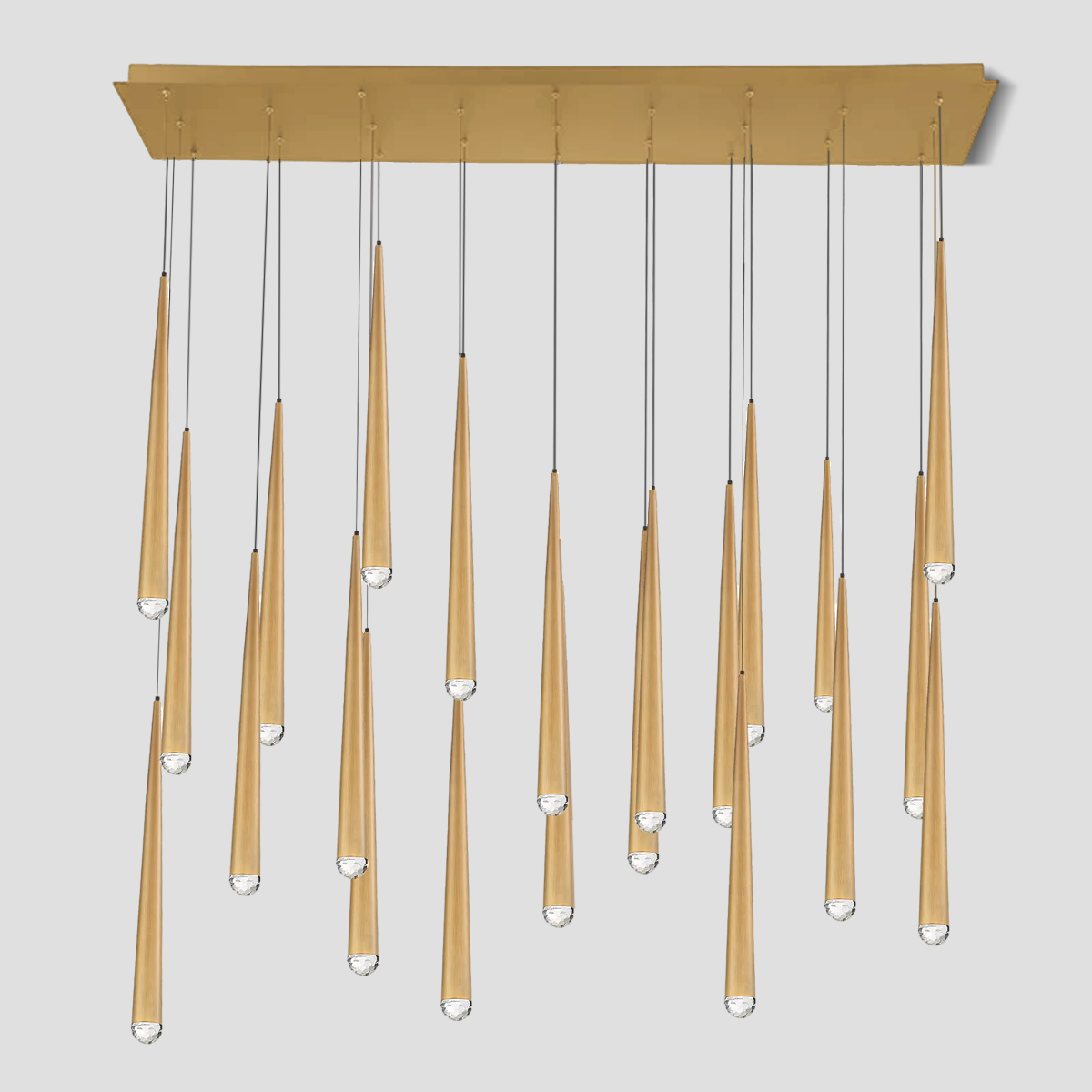 Aquitaine Rectangle Tubular Pendant