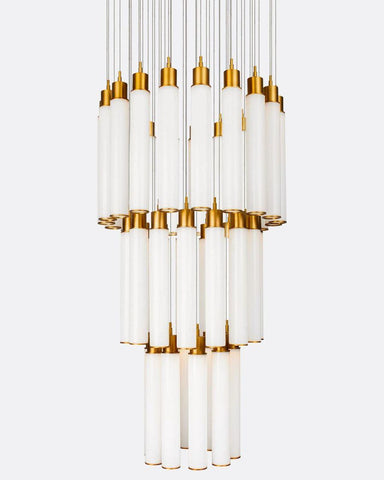 Candle 3-Tiered Round Chandelier