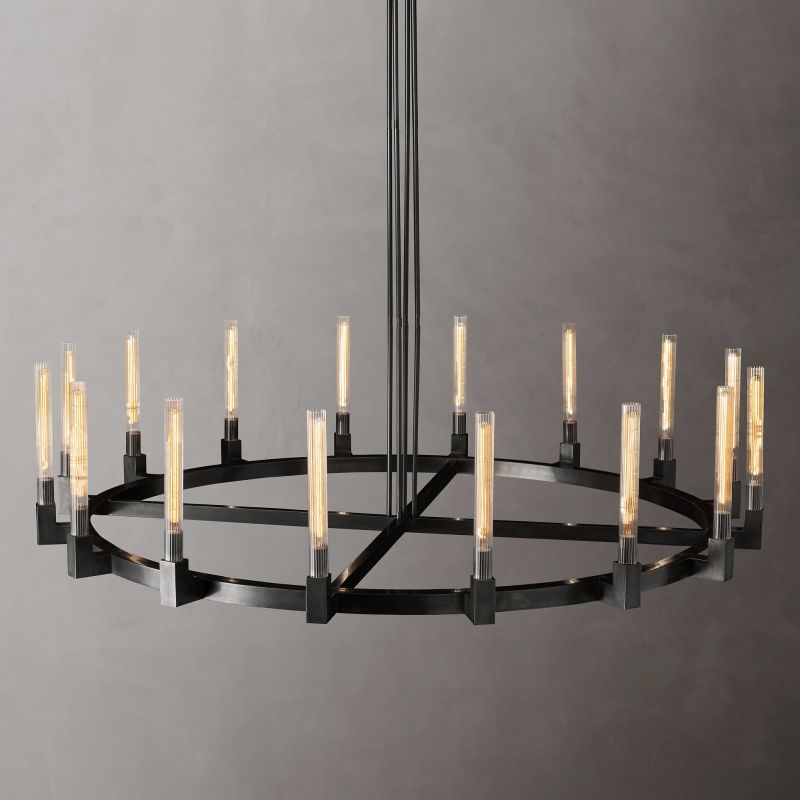 Cania Round Chandelier 72"