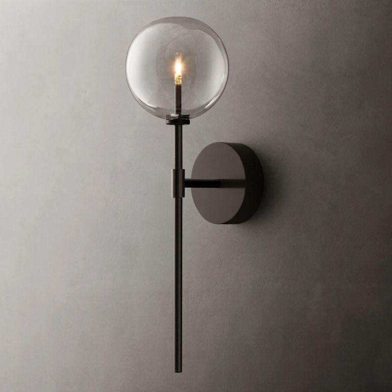 Glass Globe Sconce