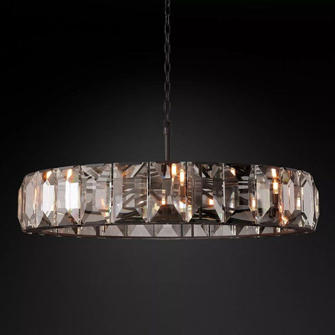 Harlow Crystal Round Chandelier 60"