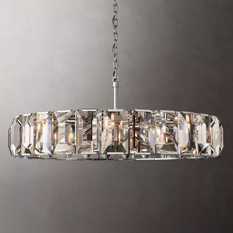 Harlow Crystal Round Chandelier 60"