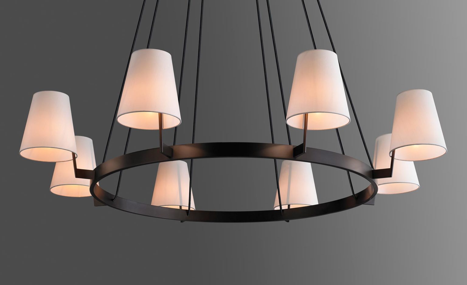 CORNICHE CIRCULAR ROUND CHANDELIER 60''