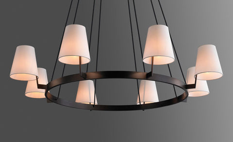 CORNICHE CIRCULAR ROUND CHANDELIER 60''