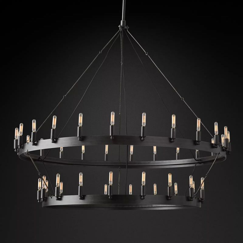 Camino Vintage Filament 2-tier Chandelier