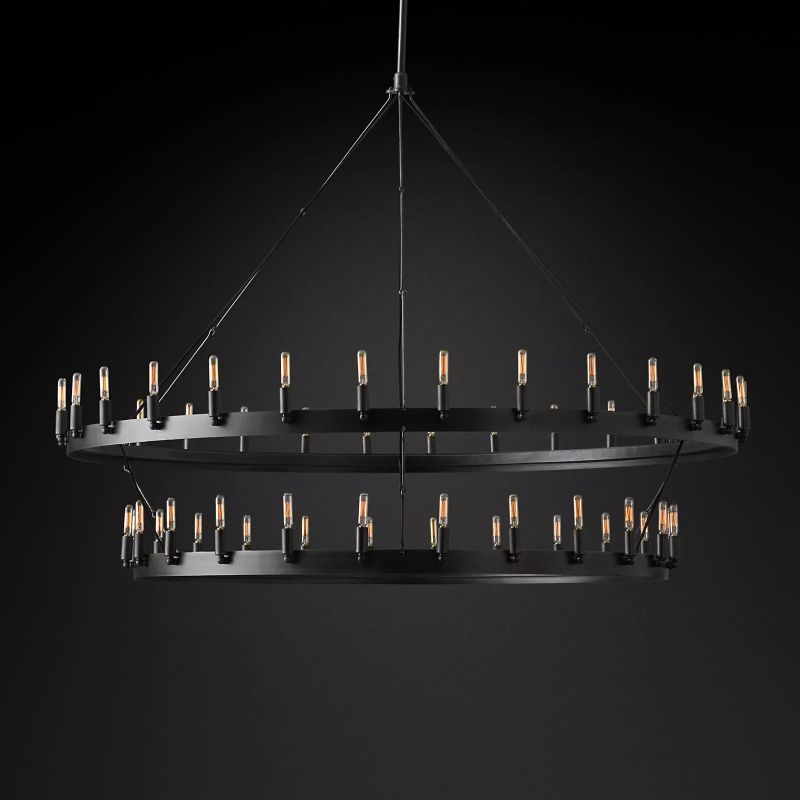 Camino Vintage Filament 2-tier Chandelier