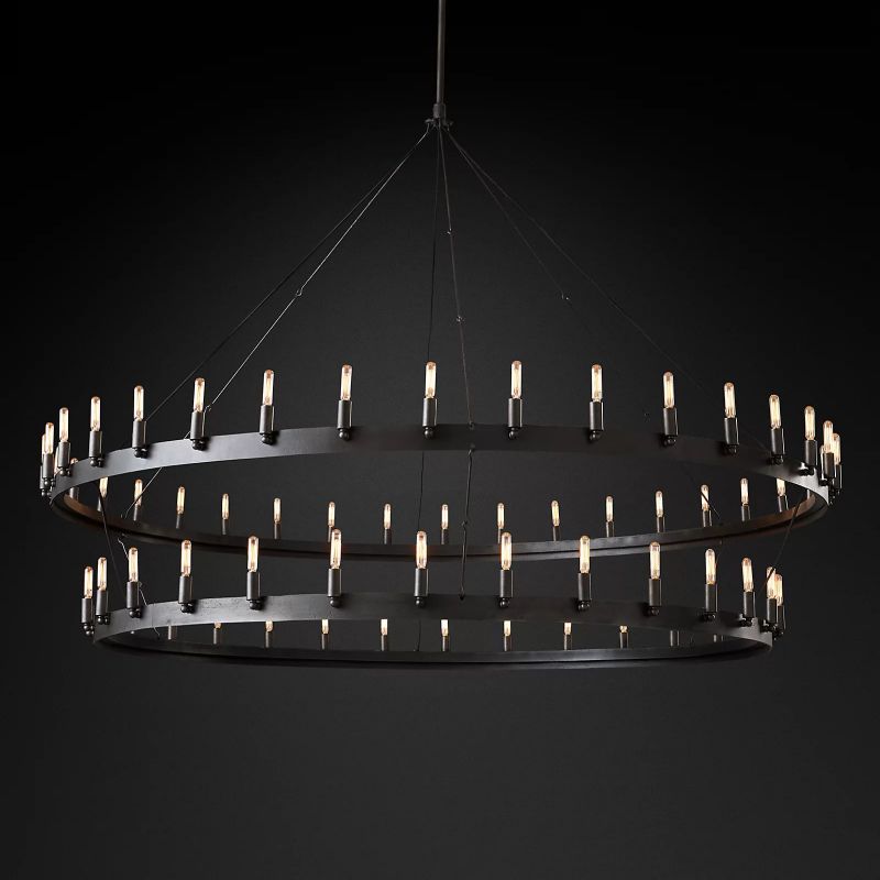 Camino Vintage Filament 2-tier Chandelier