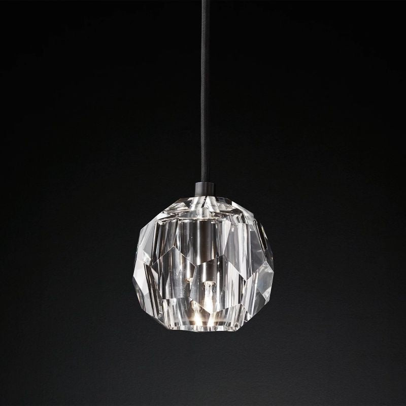 Boule Modern Crystal Kitchen Island Pendant Light(Cord)