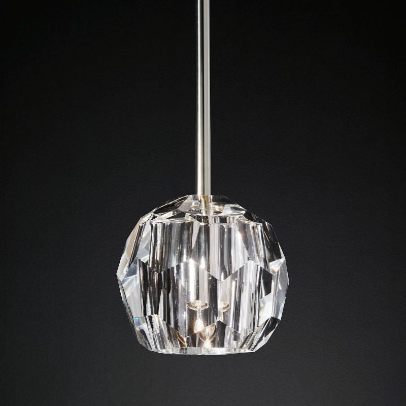 Boule Modern Crystal Kitchen Island Pendant Light(Rod)