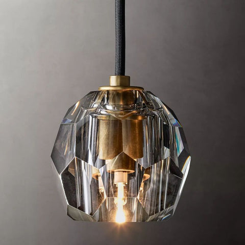 Boule Modern Crystal Kitchen Island Pendant Light(Cord)