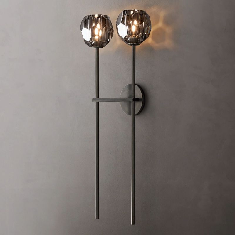 Boule Glass Double Wall Lamp (long)