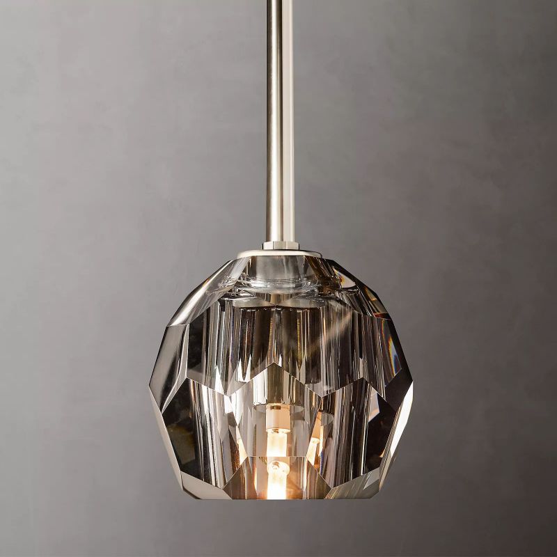 Boule Modern Crystal Kitchen Island Pendant Light(Rod)