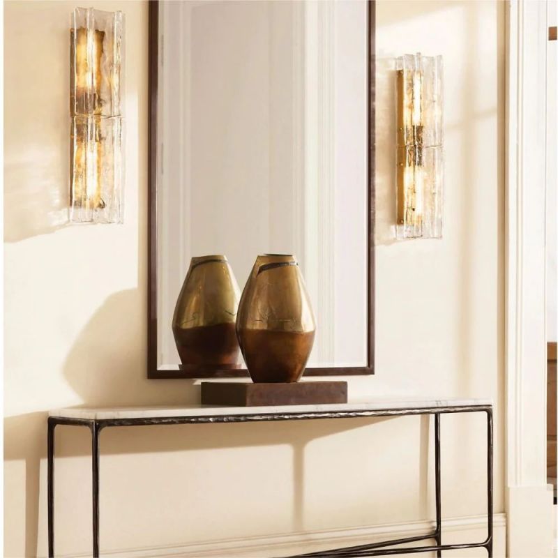 Latracy Clear Glass Wall Sconce