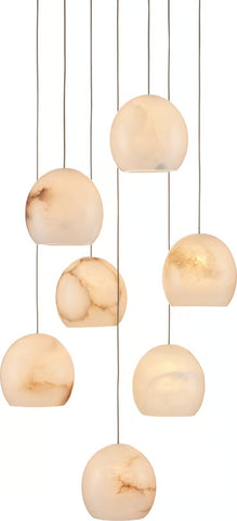 Alabaster Maeva Round Chandelier 13'' 21'' 36''