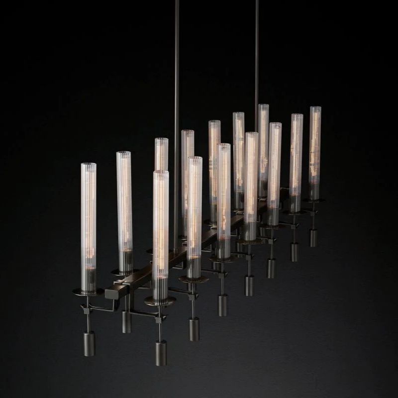 Leo Linear Chandelier 66"