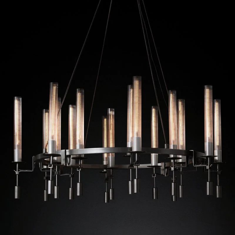 Leo Round Chandelier 46"