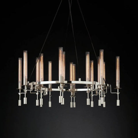 Leo Round Chandelier 46"