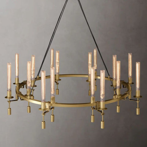 Leo Round Chandelier 58"