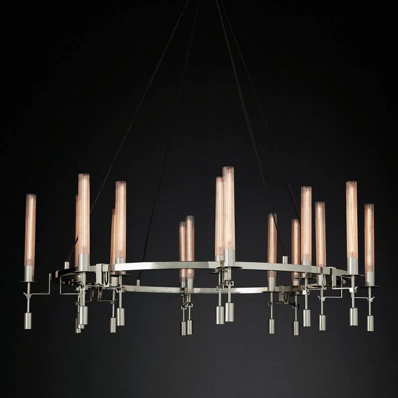 Leo Round Chandelier 58"